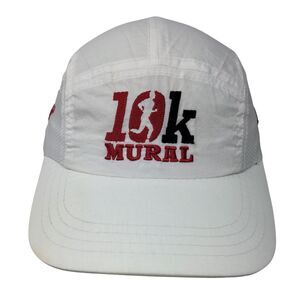 10K Mural Gatorade Running Cap White One Size Adjustable Embroidered Breathable